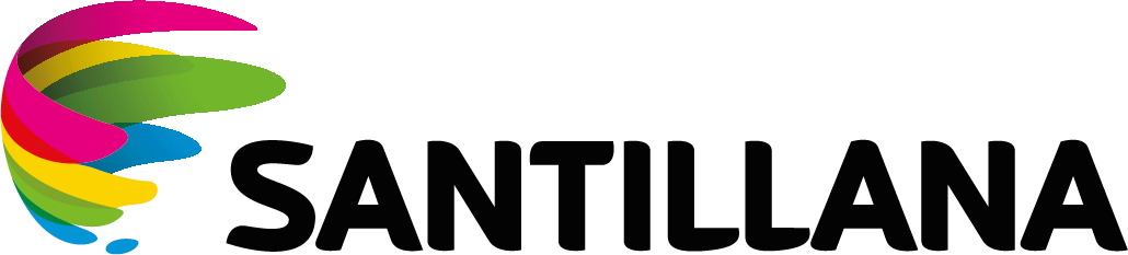 LOGO SANTILLANA negro